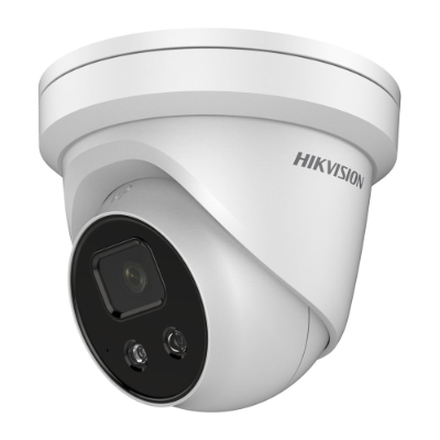 Hikvision Camera HIK-2CD23462USL2, 4MP AcuSense Gen2 Turret, Mic, Strobe , Audio Alarm, 2.8mm