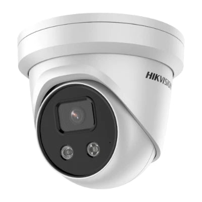 Hikvision Camera Kit, 2 x 8MP Outdoor AcuSense Gen 2 Turret, 4Ch NVR HDD Optional