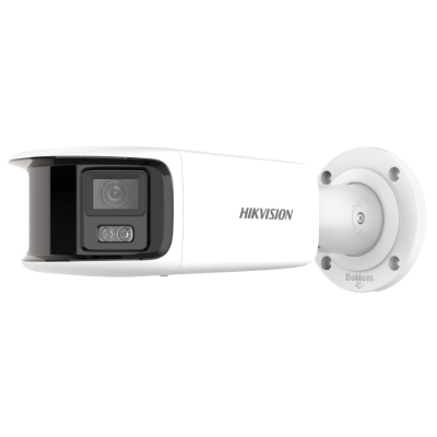 Hikvision DS-2CD2T87GPSL4, 8MP Outdoor ColorVu Panoramic Bullet Camera, WDR, IP67, Dual Lens, 4mm