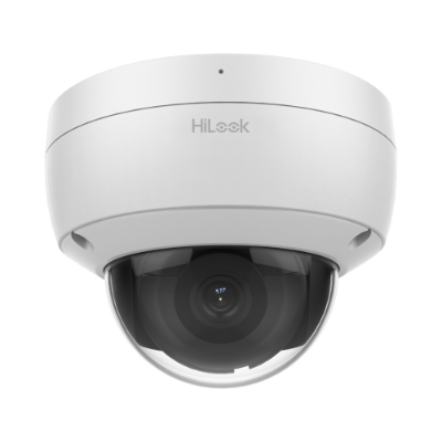 HiLook 6MP Outdoor Dome Intellisense Camera, H.265, 30m IR, Mic, IP67, 2.8mm