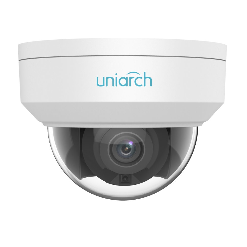 Uniarch 6MP Starlight Fixed Vandal Dome Network Camera, Powered by Uniview 2.8mm fixed lens