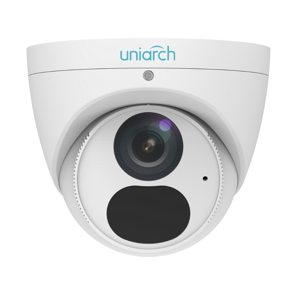 Uniarch 6MP Starlight Fixed Turret Network Camera, Powered by Uniview 2.8mm fixed lens