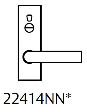 Arttefact 224 Series External Handle 22414NN/96SS RH Stainless Steel