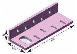 AMFB4 L Bracket For EM3500 Series