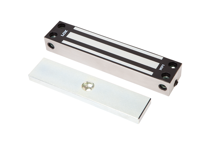 LOX Electro Magnetic Lock, 380kg, Monitored, Weather 12/24V DC
