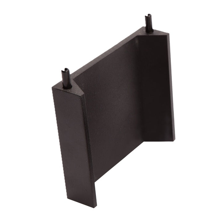 LOX Extension Lip, a black electric strike component designed for compatibility with ES10 model.