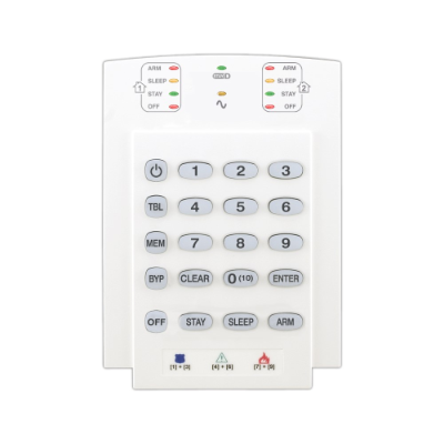 Paradox 10-Zone Hardwired LED Keypad Module, Vertical