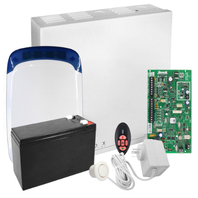 Paradox MG5050+ Kit, Mini Siren/Strobe, Flush Screamer, (No Keypad)