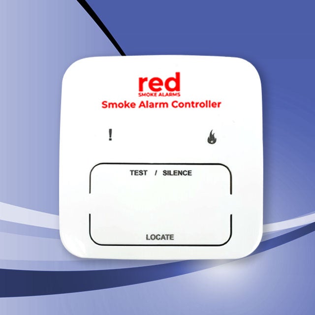 Wireless Interconnected Photoelectric Smoke Alarms  5 X R10RF +1 Controllers