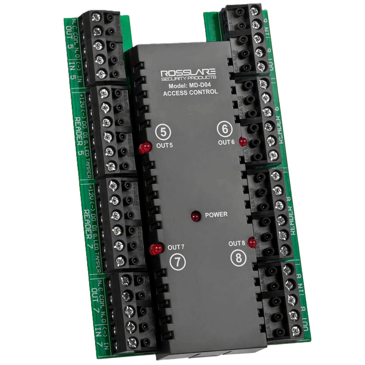 Rosslare 4-Door Expansion Module For AC-425/425IP - Green