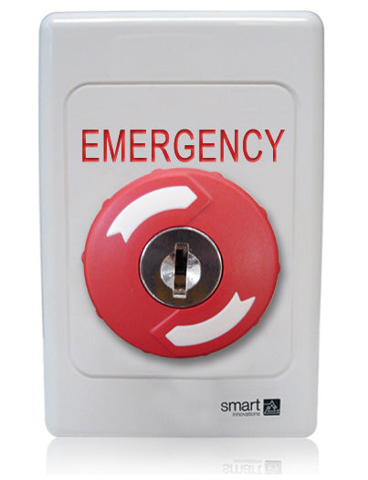 Smart Key Release Red Mushroom Plastic Plate IP65 Latching