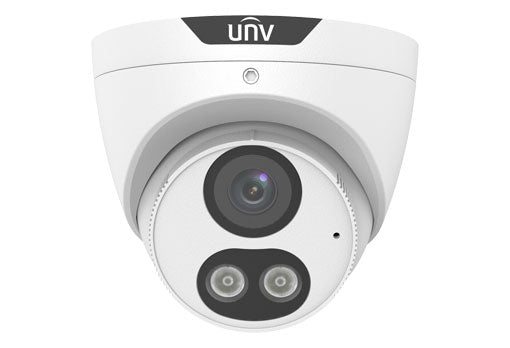 UNV IPC3615SE-ADF40KM-WL-I0, Prime-III series IP camera AI 5MP Turret 4mm Full Colour IR LED PoE