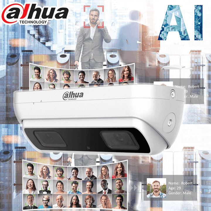 Dahua 3MP AI Starlight 3D Dual Lens People Counting IP Network Camera Fixed 2.8mm - CCTVMasters.com.au