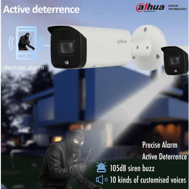 Dahua 5MP Smart AI Starlight+ IP Bullet Fixed 2.8mm - CCTVMasters.com.au