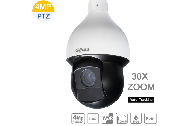 Dahua 4MP 30x IR PTZ Motorized Camera, 4.5mm~135mm Lens - CCTVMasters.com.au