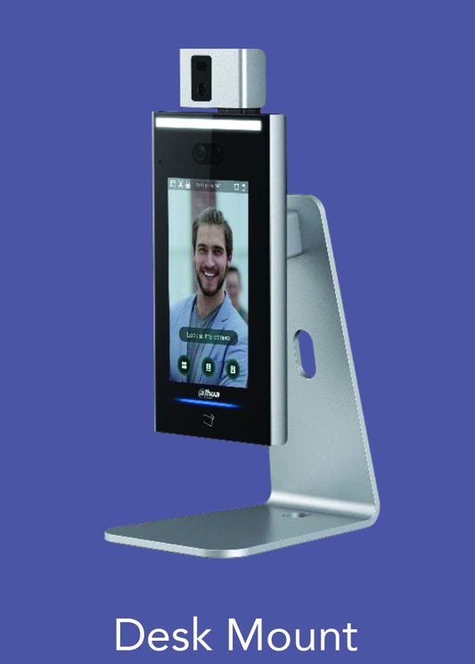 Dahua Face Recognition, Access Control & Temperature Monitoring Desktop Mount Terminal - CCTVMasters.com.au