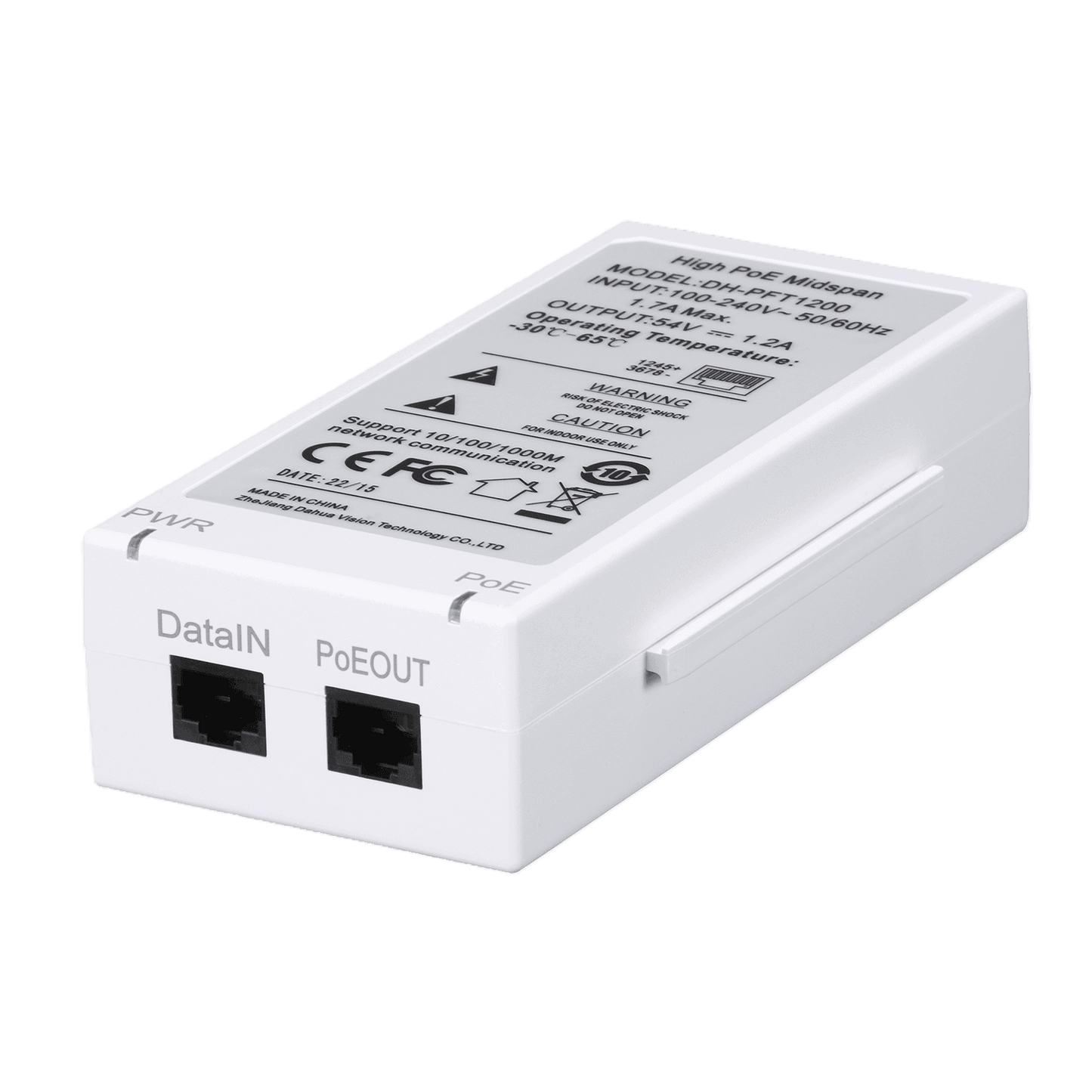 Dahua Hi-PoE Midspan, DH-AC-PFT1200 - CCTVMasters.com.au