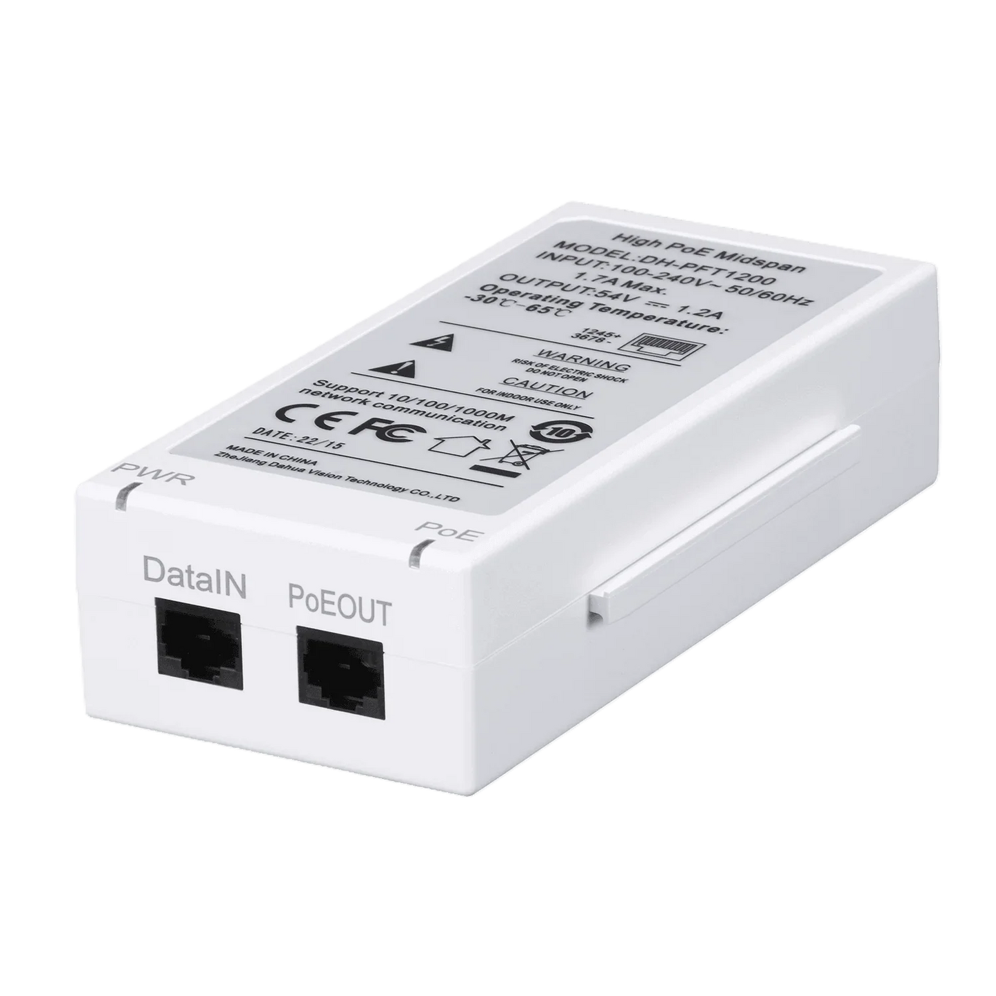 Dahua Hi-PoE Midspan, DH-AC-PFT1200 - CCTVMasters.com.au