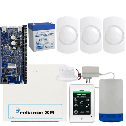 Hills Security Alarm System Reliance XR touch kit with Guardall | RELIANCE-XR-K2-1 | CCTVMASTERS.COM.AU