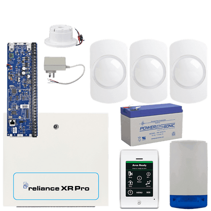 Hills Security Alarm System Reliance XR Pro touch kit with Guardall
