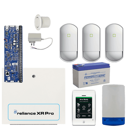 Hills Security Alarm System Reliance XR Pro touch kit with Optex | RELIANCE-XRPRO-K2-2 | CCTVMASTERS.COM.AU
