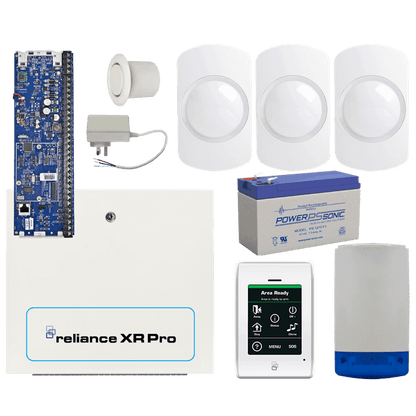 Hills Security Alarm System Reliance XR Pro touch kit with Guardall - Flush Mount