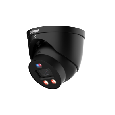 Dahua 6MP TiOC PRO Camera, Smart Dual Illumination New TiOC Eyeball, Smart Dual Light 2.8mm - Black Side View