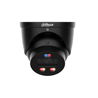 Dahua 6MP TiOC PRO Camera, Smart Dual Illumination New TiOC Eyeball, Smart Dual Light 2.8mm - Black Front View
