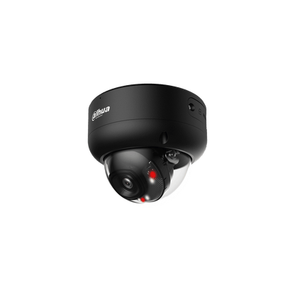 Dahua 8MP Dome Camera, DH-IPC-HDBW3867E-AS-IL-ANZ, featuring WizSense and WarmLight technology for enhanced surveillance.