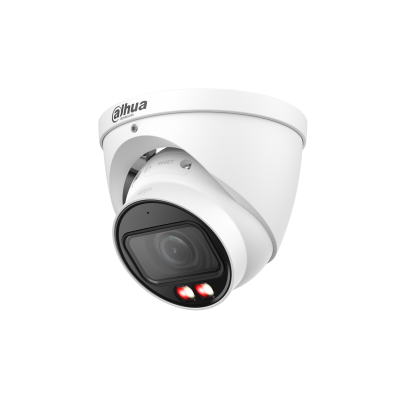 Dahua 6MP Camera, DH-IPC-HDW3667T-ZS-IL-ANZ, AI Version WizSense, Warm Light 40m, Turret Motorised Lens 2.7-13.5mm - White