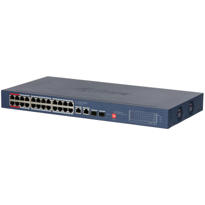 Dahua DH-CS4228-24GT-240, 28-Port Cloud Managed Desktop Gigabit Switch with 24-Port PoE