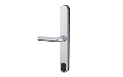 Auslock S2 Double-Sided Smart Lock with Fingerprint and App Control - Slim Security Silver Back