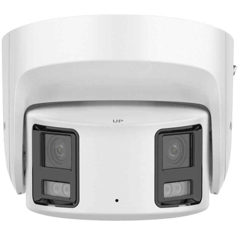 Hikvision Hybrid ColorVu 2CD2387G2P-LSU-SL 8MP Dual Lens Strobe Audio Turret, 4mm, IR 30m, Mic