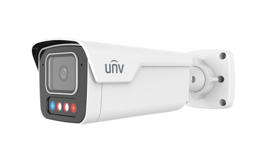 UNV IPC2B16SE-ADF28KMC-WP-I1, 6MP OwlView Plus Tri-Guard Fixed Dual-light Bullet Network Camera