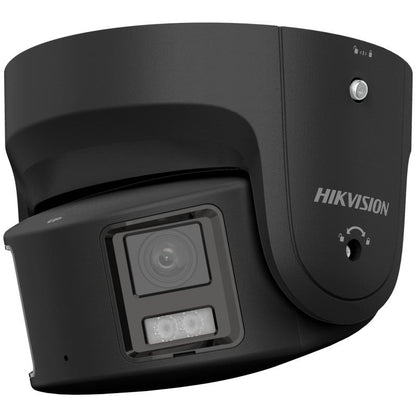 Hikvision DS-2CD2387G2P-LSU-SL, 8MP Hybrid ColorVu Dual Lens Strobe Audio Turret, 4mm, IR 30m, Mic - Black