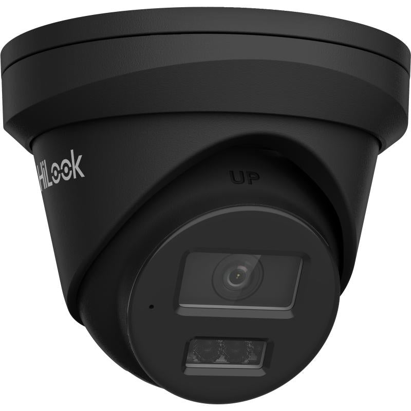 HiLook Pro 8MP Camera Smart Hybrid Light Fixed Turret IPC-T383H-MU black surveillance camera angle