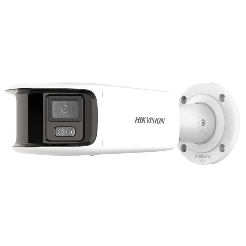 Hikvision Hybrid ColorVu 2CD2T87G2P-LSU-SL 8MP Dual Lens Strobe Audio Bullet, 4mm, IR 40m, Mic