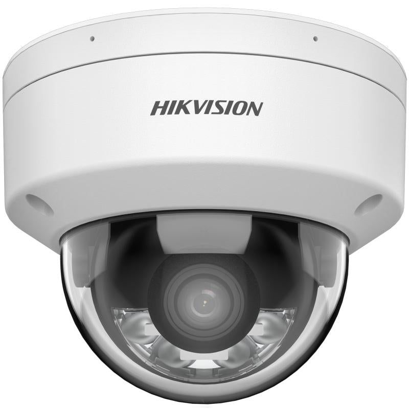 Hikvision Hybrid ColorVu 2CD2167G2H-LISU 6MP Dome Camera, Fixed 2.8mm, IR 30m, Mic