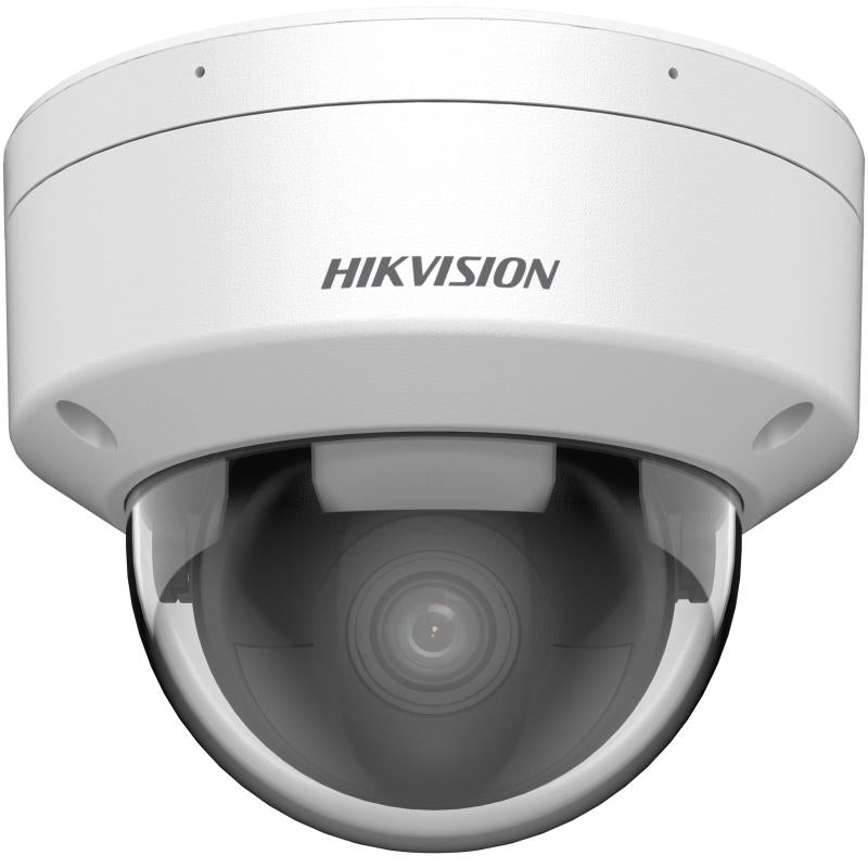 Hikvision DS-2CD2186G2H-ISU, 8MP Powered by Darkfighter Fixed Dome Network Camera - White