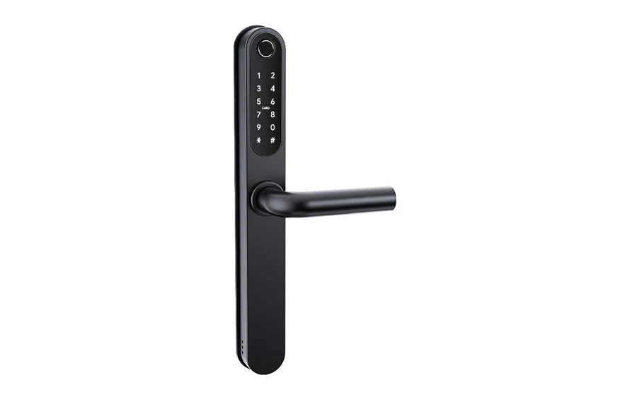 Auslock S2 Double-Sided Smart Lock with Fingerprint and App Control - Slim Security Black