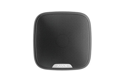 Ajax Wireless Alarm Street Siren - Wireless Outdoor Siren Combo Strobe - Black