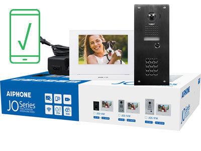 Aiphone JOW Access Kit Video Wi-Fi Intercom Kit, Flush Mounted Door Station with Keypad