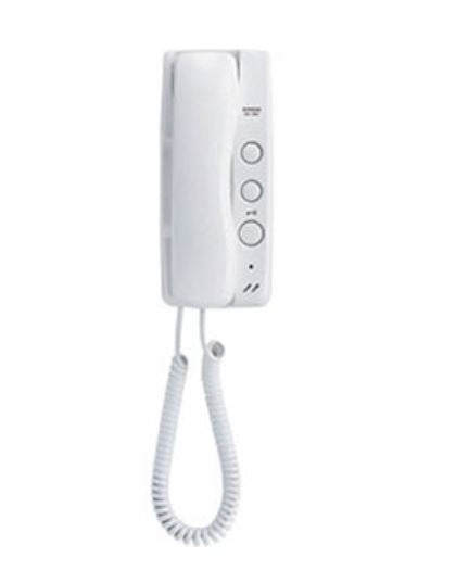Aiphone DA/DB Series 2-Wire Intercom Handset Mechanical Button Plastic Lock Output (Dry Contact) 15VAC