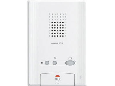 Aiphone GT Series 2-Wire Intercom Hands-Free Audio Only, Mechanical Button Plastic