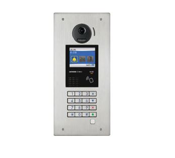 Aiphone GT Series 4-Wire Intercom All In One (With Keypad) Keypad and Video Door Station 3.5 inch Display LCD 170° IP43 Lock 24VDC