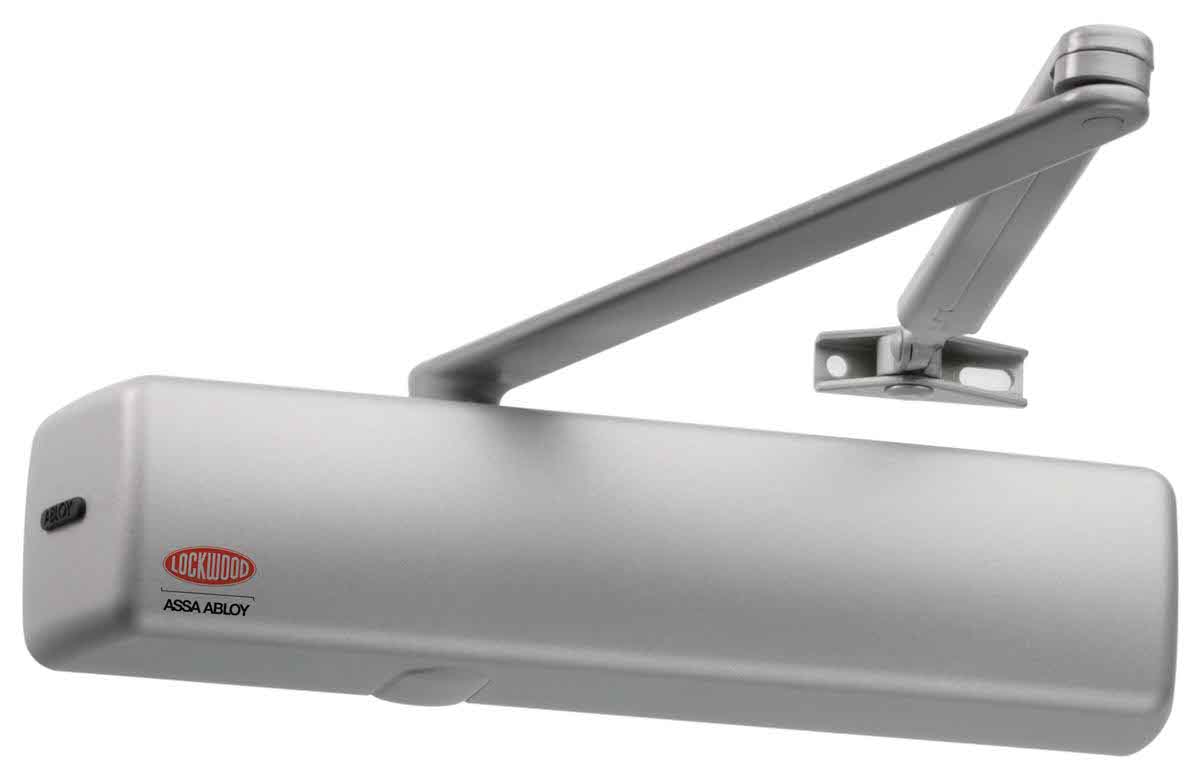 Lockwood 2657 Heavy Duty Series Door Closer Non Handed Sil Metal Standard Arm