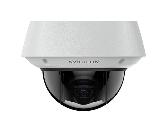 Avigilon 8.0C-H6A-DO1-IR, 8MP Outdoor Dome IP Camera, 4.4-9.3mm 2.1x Varifocal Motorised Lens, Vandal Resistant, True WDR, IR LEDs, AI-Metadata