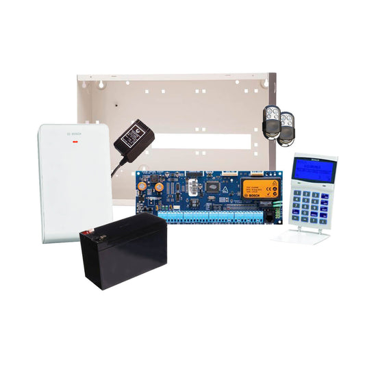 Bosch 6000 Series Wireless Alarm kit include sol6000 control panel PCB + PROX keypad and Radion Wireless Keyfob kit
