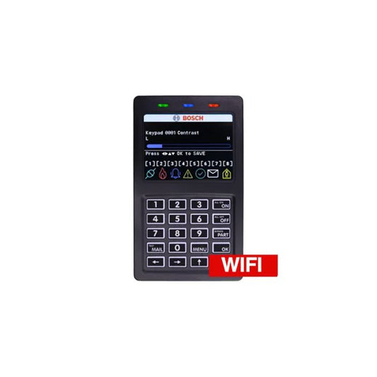 Bosch 6000 Wifi Graphics Keypad Prox reader Alphanum LCD With Backlit | BOSCP737BBK | CCTVMASTERS.COM.AU