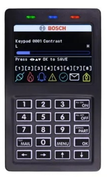 Bosch 6000 Wifi Graphics Keypad Prox reader Alphanum LCD With Backlit
